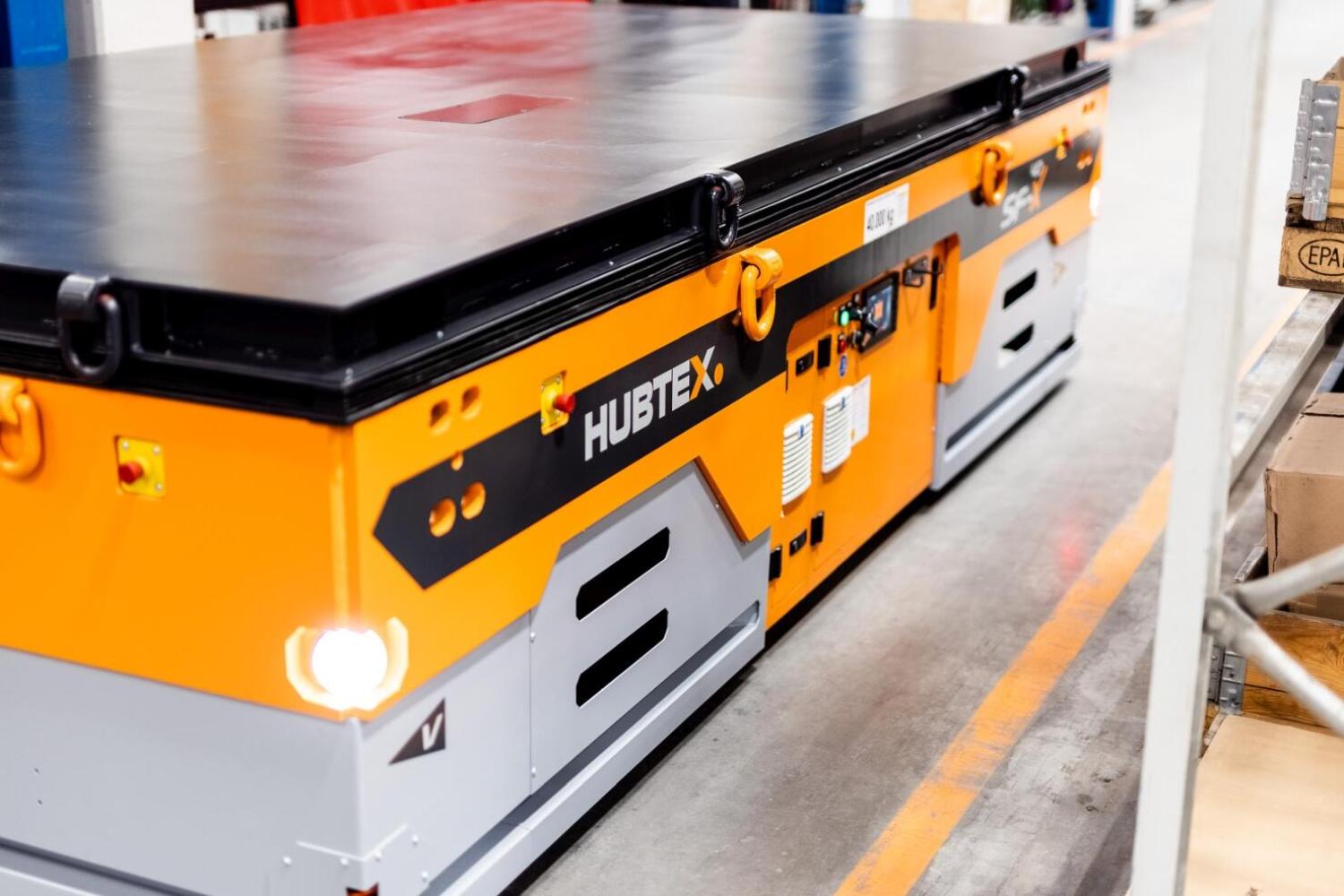 HUBTEX SFX platformwagen met groot transportframe voor zware lasten