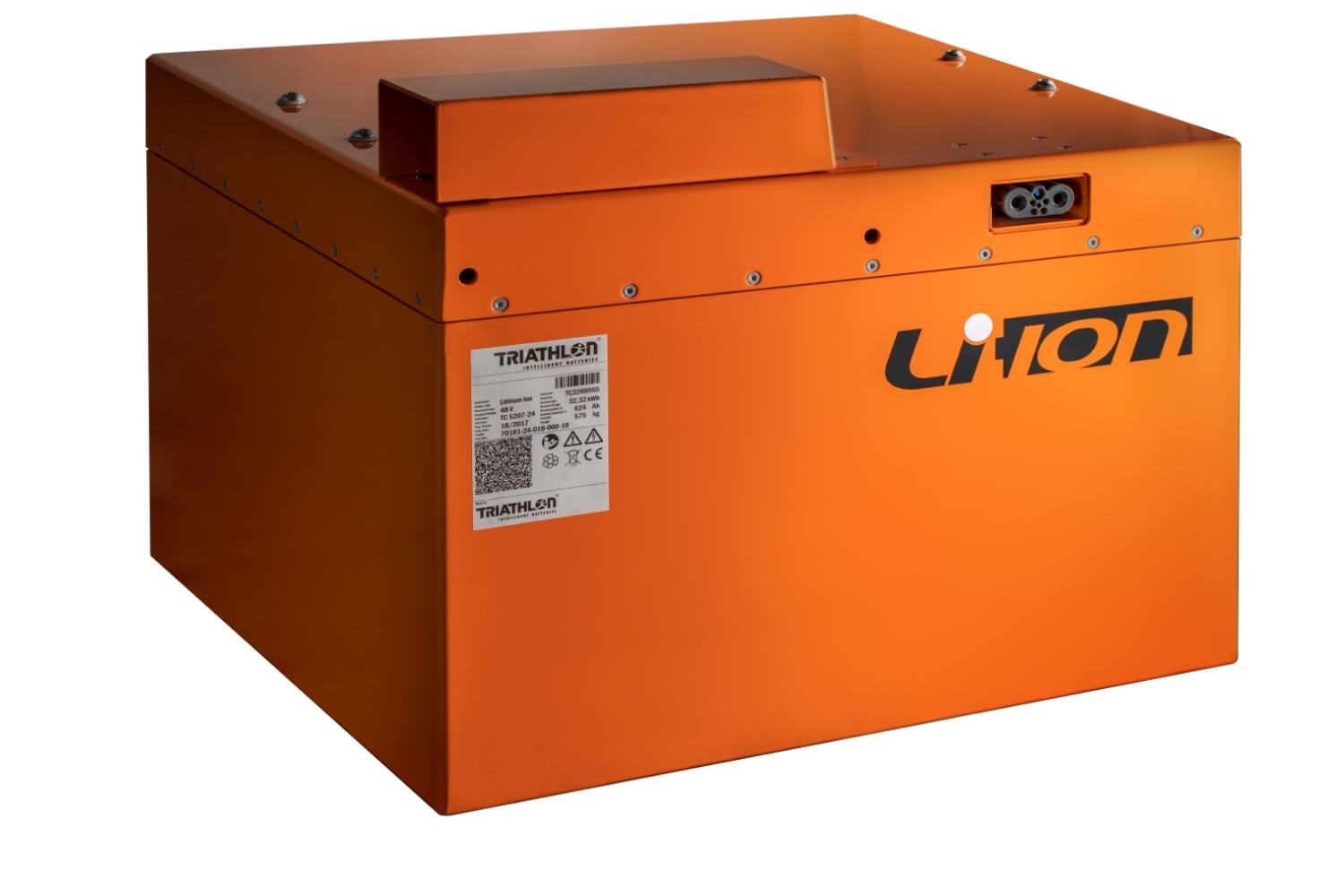 Lithium-ion batterij voor elektrische HUBTEX heftruck of magazijnvoertuig