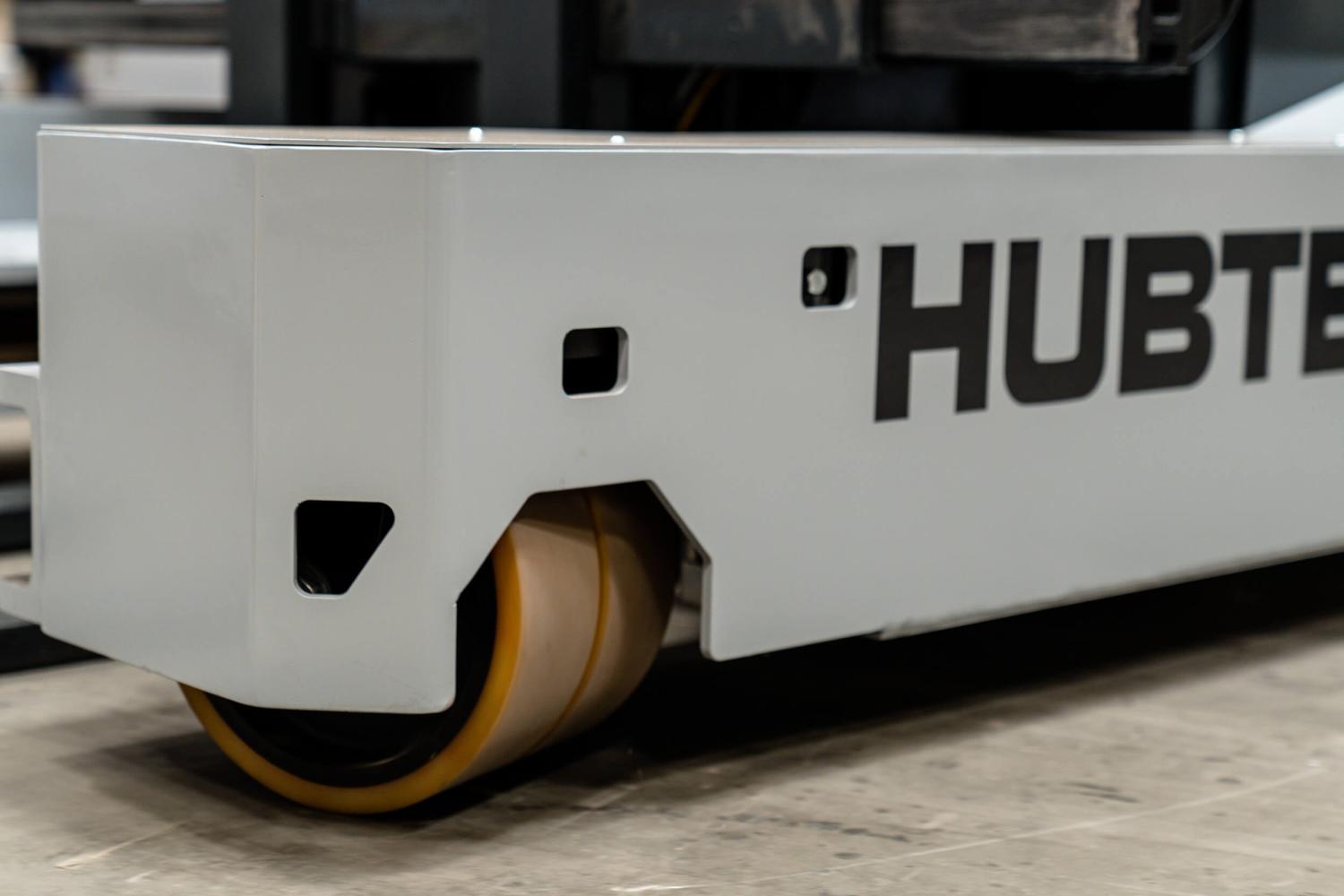 Wiel en onderstel van HUBTEX NEXX meerweg schubmastheftruck
