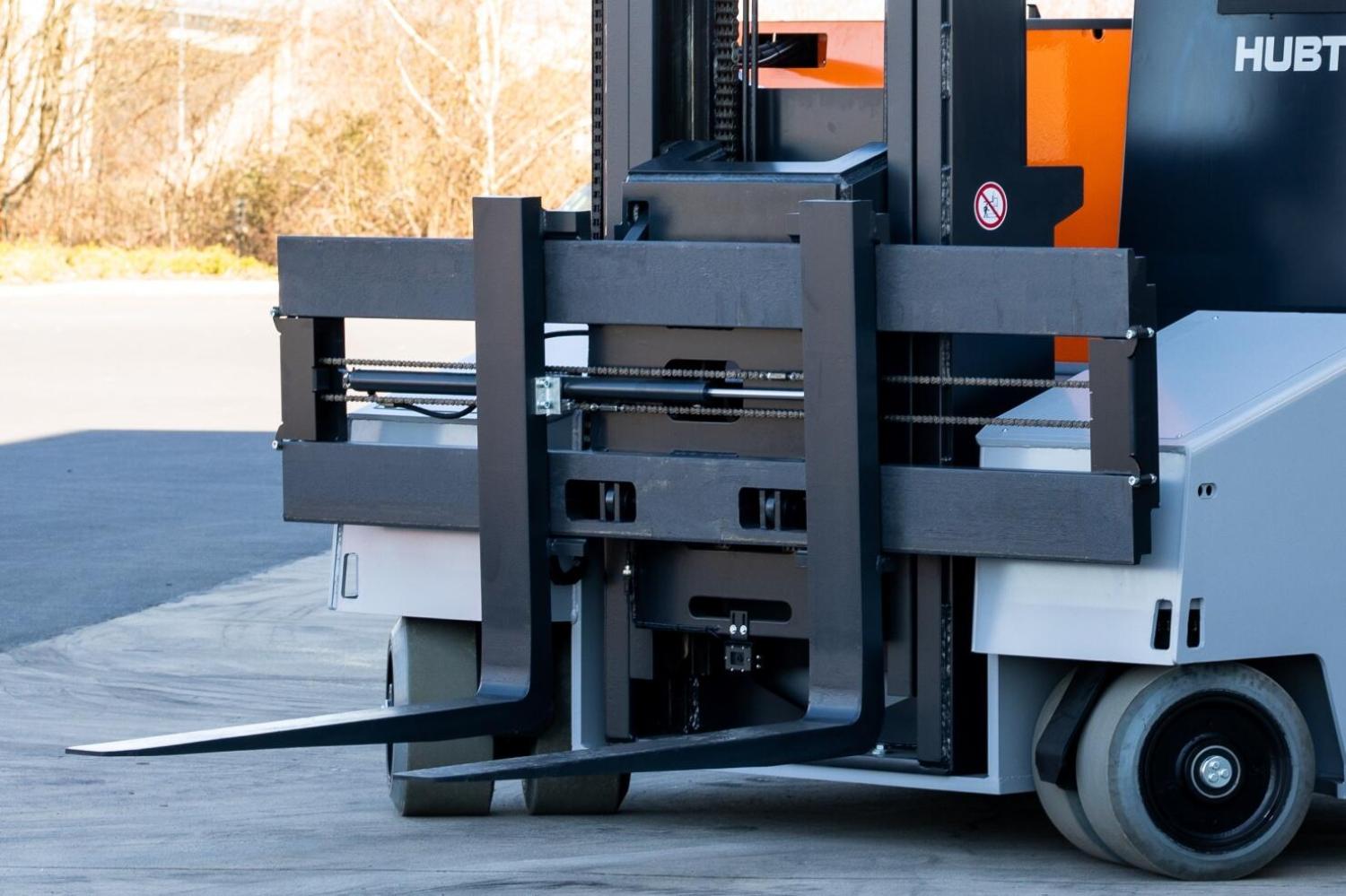 HUBTEX vorkenbord met verstelbare vorken voor intern transport
